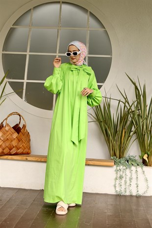 Summer Dress Fiyonk Yeşil
