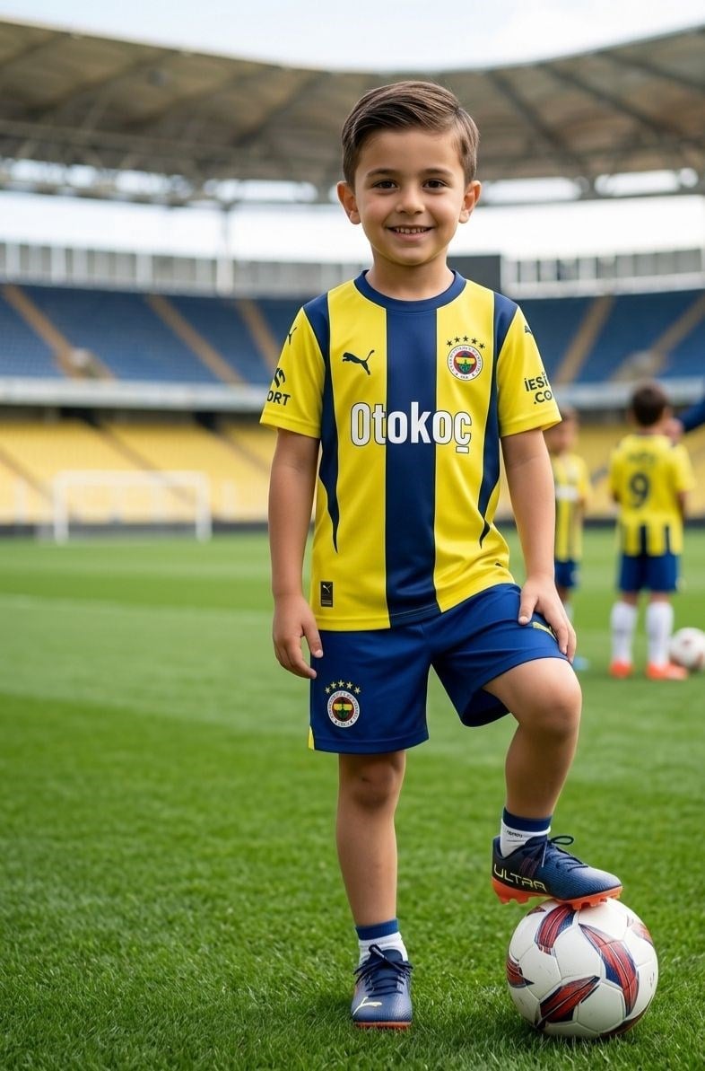 FENERBAHÇE TALİSCA YAZILI ÇOCUK FORMA ŞORT TAKIM