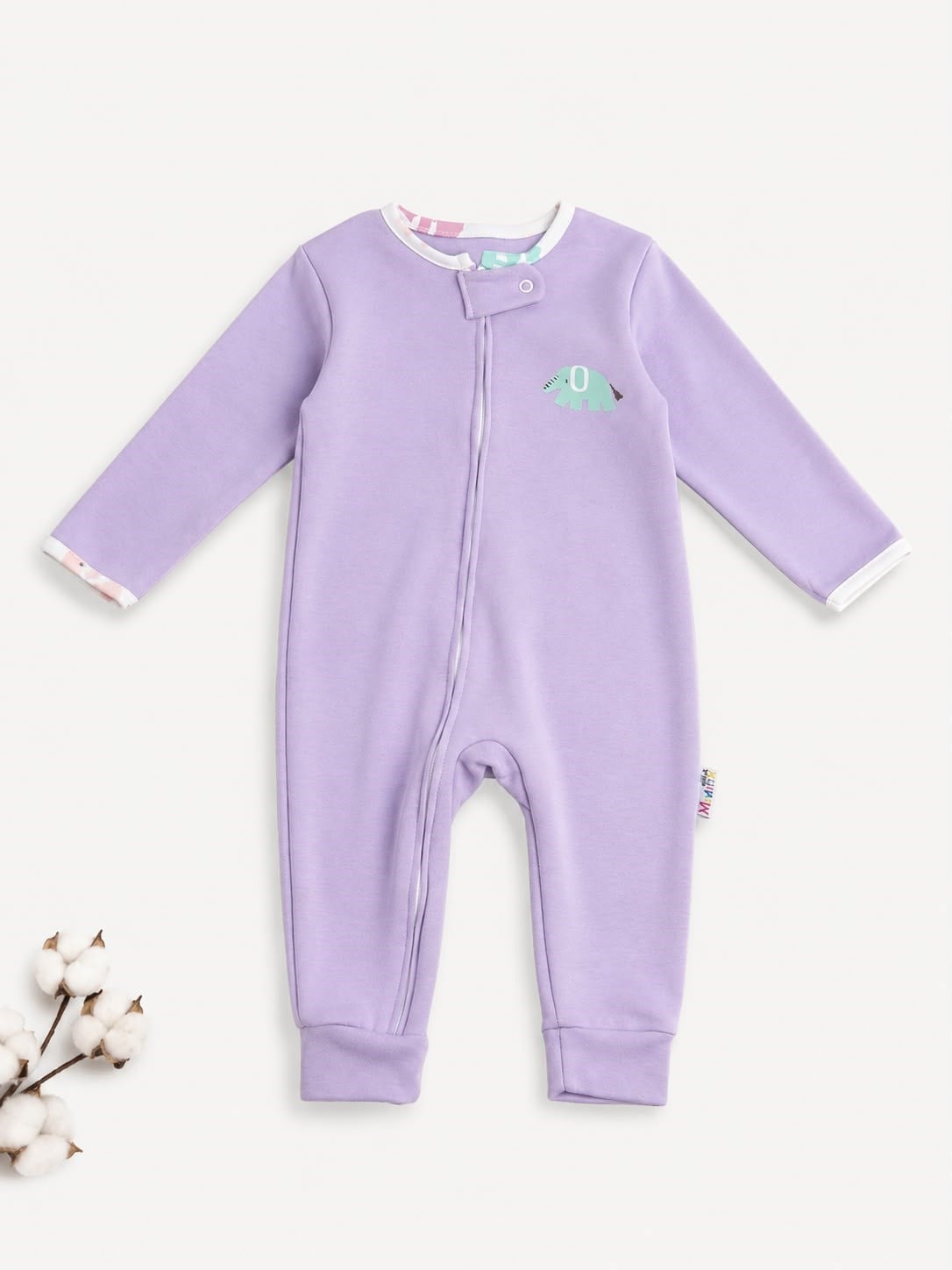 DİNO FERMUARLI KIZ BEBEK TULUM 