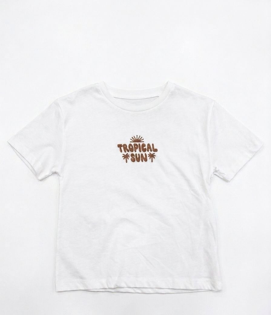 ERKEK ÇOCUK TROPİCAL SUN BASKILI T-SHİRT 