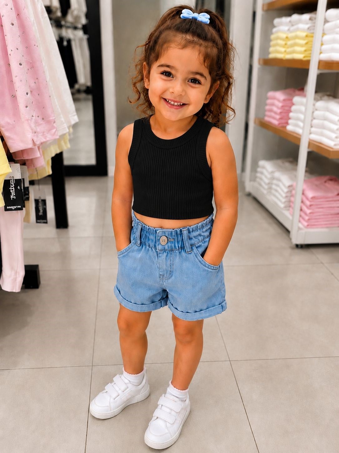 KIZ BEBEK FİTİLLİ BASİC ATLET