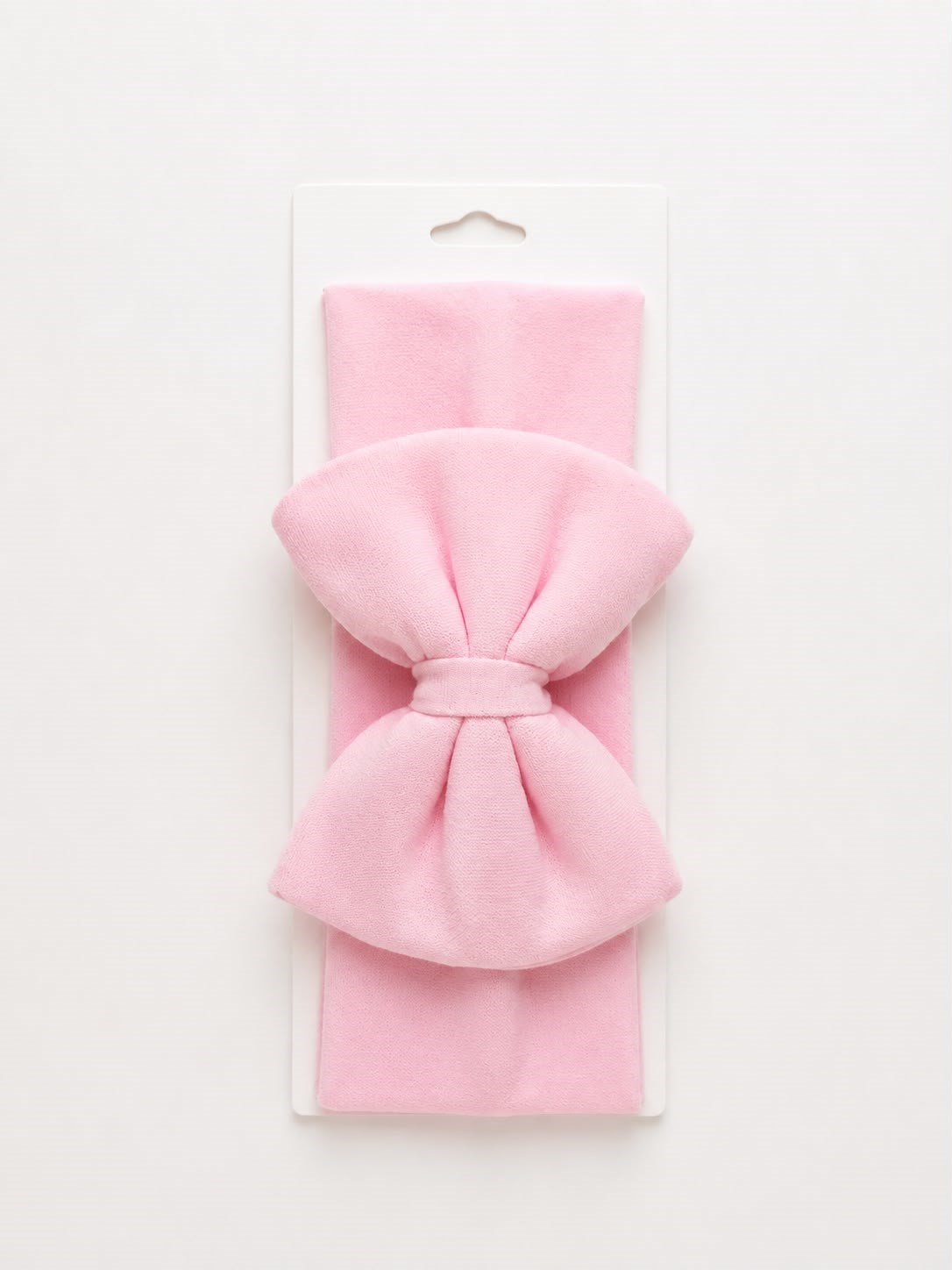 KIZ BEBEK FİYONKLU BANDANA -PEMBE 