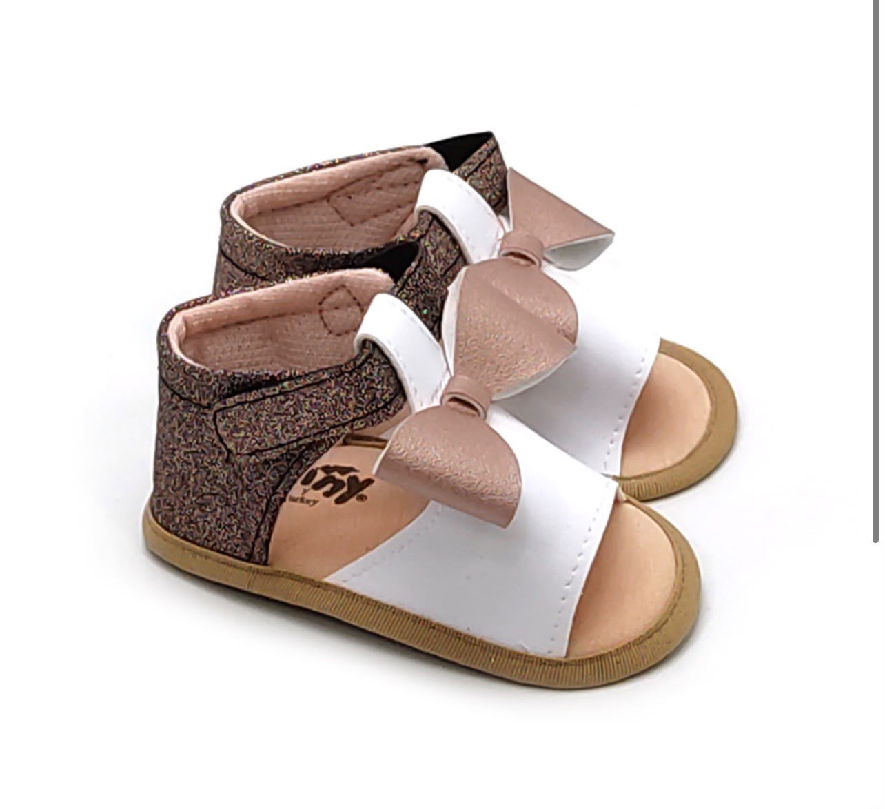 KIZ BEBEK PATİK FİYONKLU SANDALET AYAKKABI 