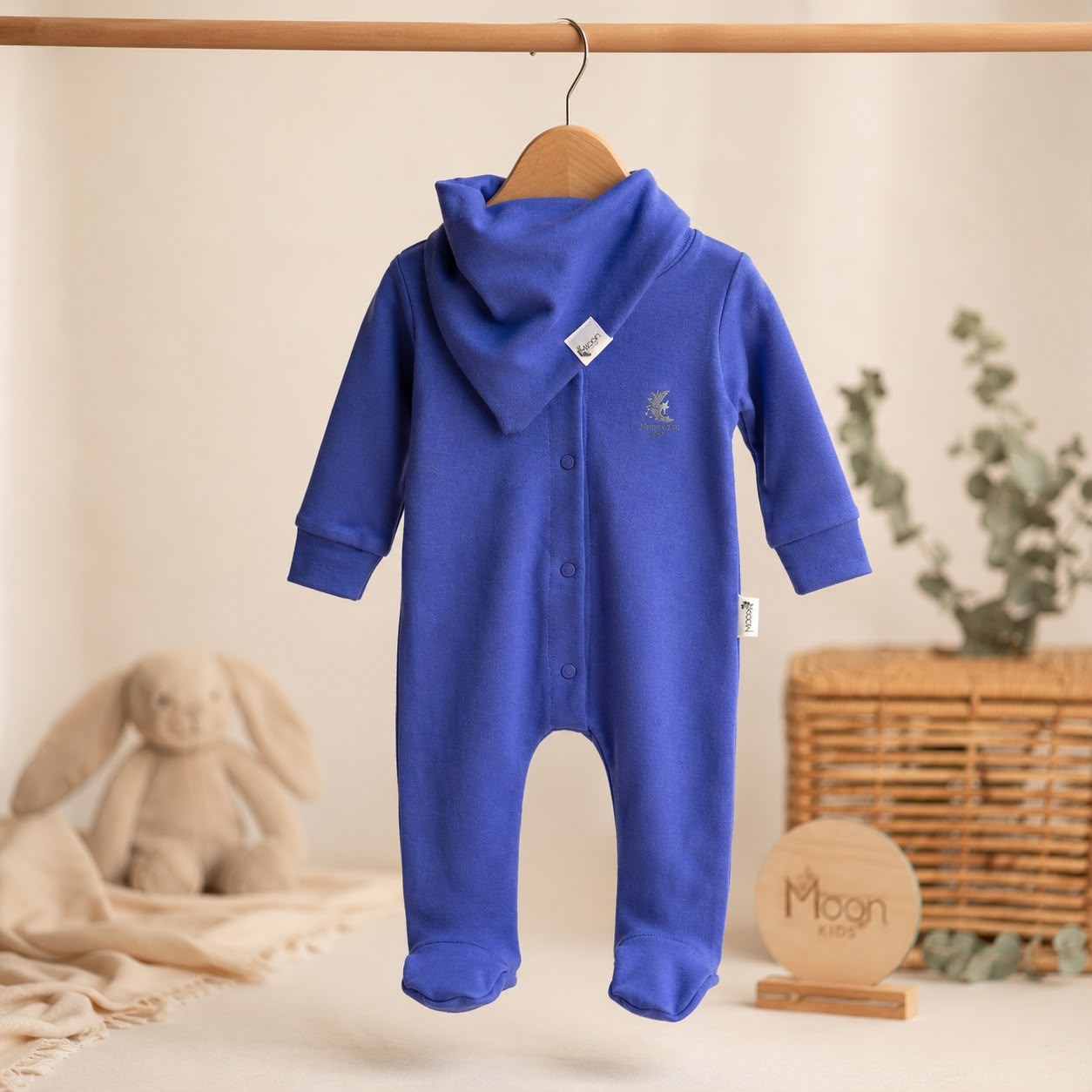 MOOM ORGANİK  PATİKLİ BEBEK TULUM