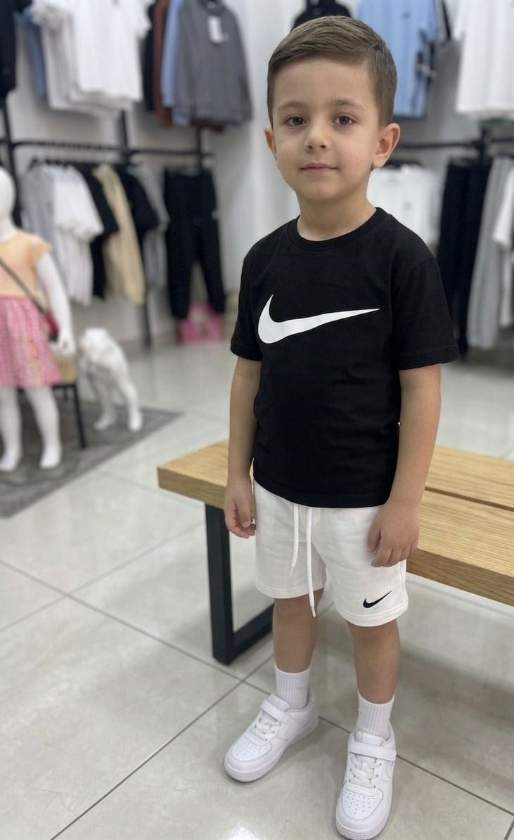 ORJİNAL MARKA LOGO BASKILI ŞORT TAKIM