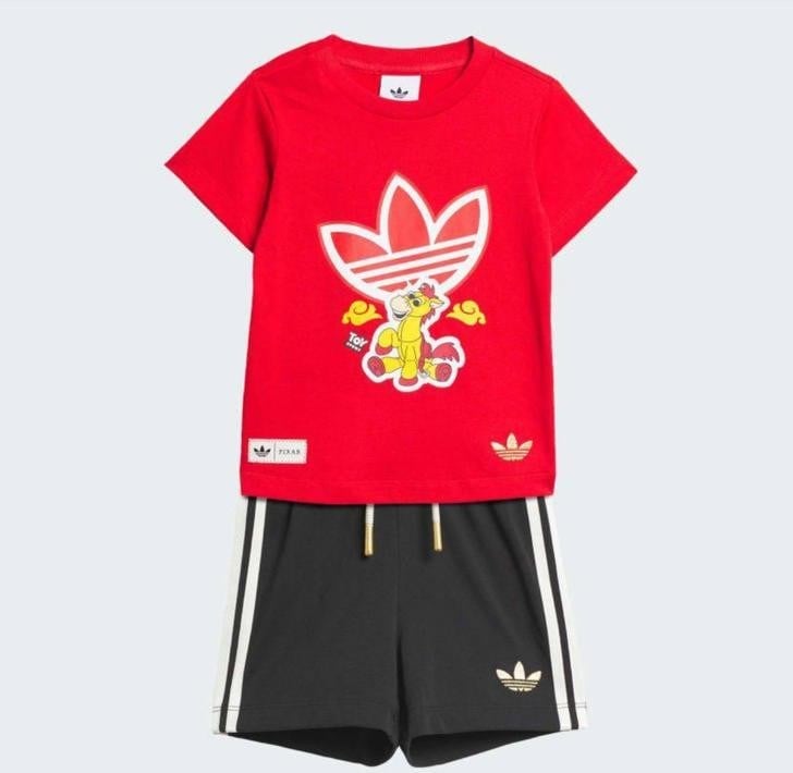 TOY STORY KARAKTER BASKILI ŞORTLU TAKIM-KIRMIZI