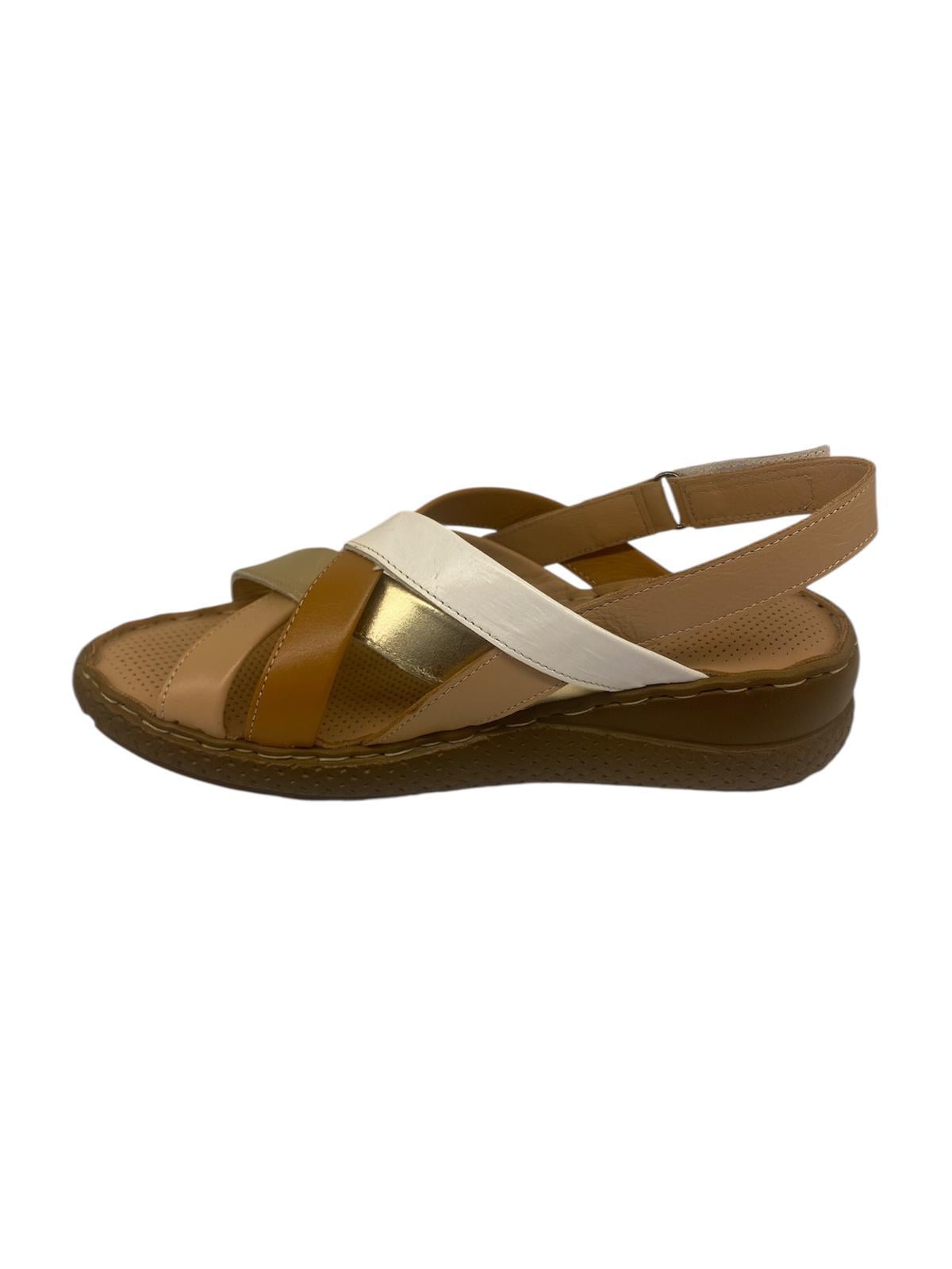 Ortobella Comfort Hakiki Deri Kadın Sandalet 1013