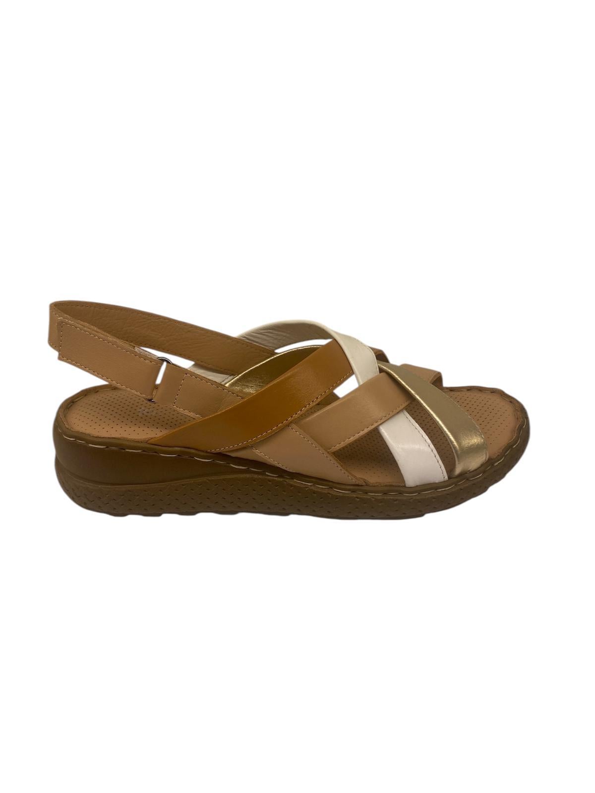 Ortobella Comfort Hakiki Deri Kadın Sandalet 1013
