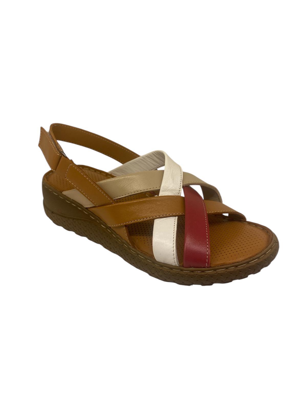 Ortobella Comfort Hakiki Deri Kadın Sandalet 1013