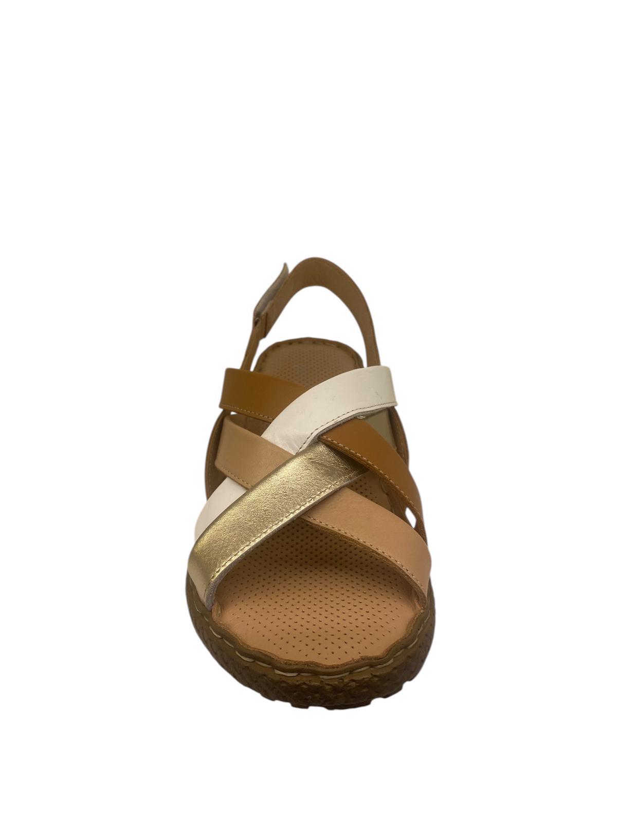 Ortobella Comfort Hakiki Deri Kadın Sandalet 1013
