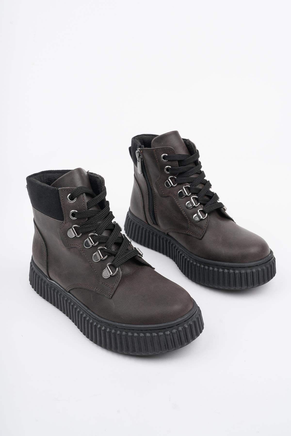 Ortobella Hakiki Deri Comfort Çocuk Bot OB5050