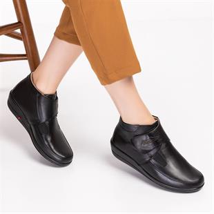 Ortobella Comfort Diyabetik Kadın Bot Siyah
