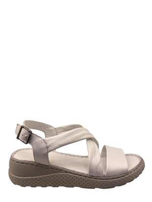 Ortobella Comfort Hakiki Deri Bayan Sandalet 555