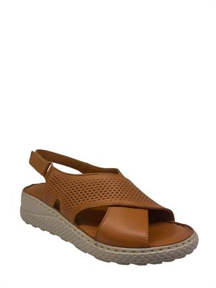 Ortobella Comfort Hakiki Deri Bayan Sandalet 536
