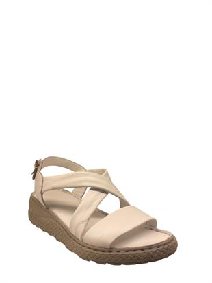 Ortobella Comfort Hakiki Deri Bayan Sandalet 555