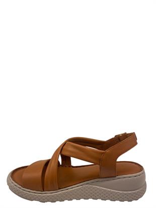 Ortobella Comfort Hakiki Deri Bayan Sandalet 555