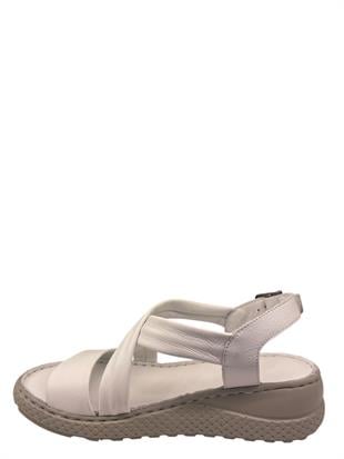 Ortobella Comfort Hakiki Deri Bayan Sandalet 555