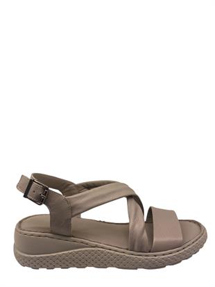 Ortobella Comfort Hakiki Deri Bayan Sandalet 555