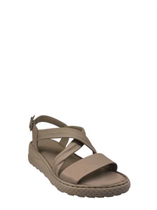 Ortobella Comfort Hakiki Deri Bayan Sandalet 555
