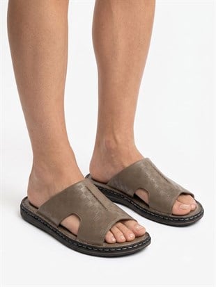 Ortobella Comfort Hakiki Deri Erkek Terlik 1506