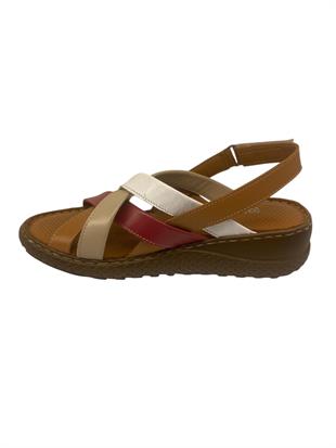 Ortobella Comfort Hakiki Deri Kadın Sandalet 1013
