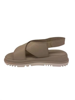 Ortobella Comfort Hakiki Deri Kadın Sandalet M8
