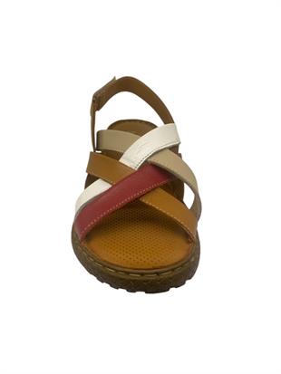 Ortobella Comfort Hakiki Deri Kadın Sandalet 1013