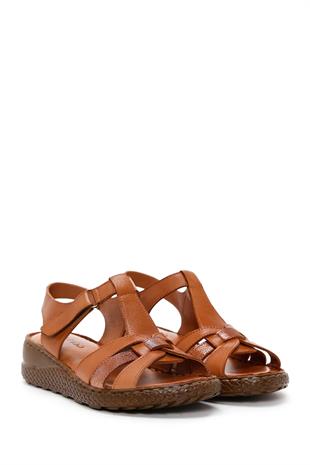 Ortobella Comfort Hakiki Deri Bayan Sandalet 537