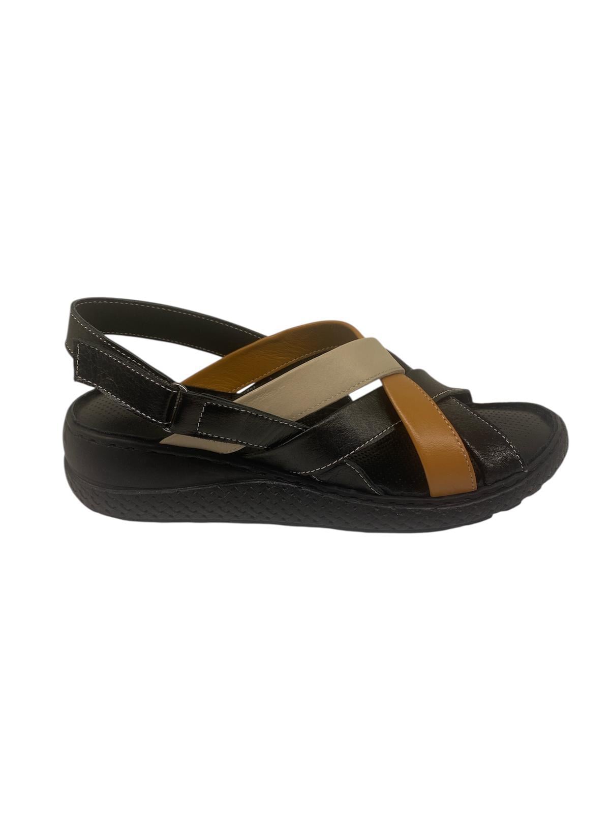 Ortobella Comfort Hakiki Deri Kadın Sandalet 1013