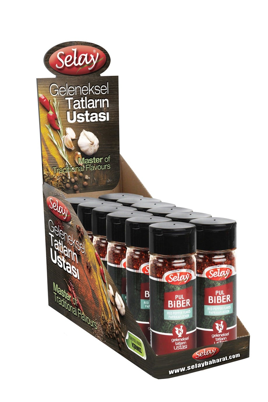 Selay Kırmızı Pul Biber (50gr*12Ad)