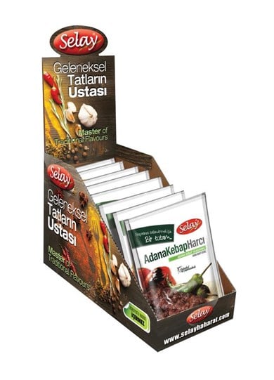 Selay Acılı Kebap Harcı ( 45gr*20 Ad )