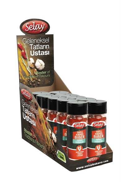 Selay Tatlı Kırmızı Toz Biber (50gr*12Ad)