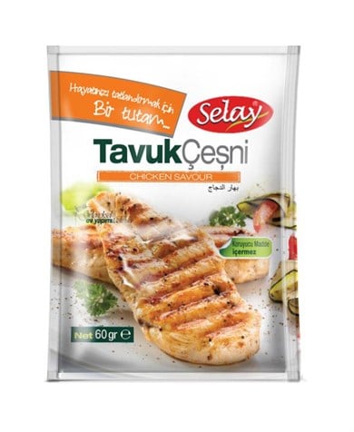 Selay Tavuk Çeşni (60 Gr*20 Ad)