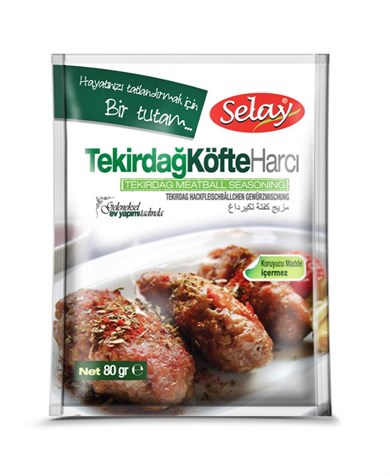Selay Tekirdağ Köfte Harcı ( 80gr*20 Ad )