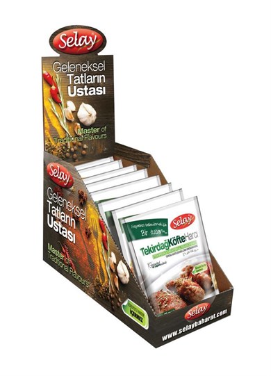 Selay Tekirdağ Köfte Harcı ( 80gr*20 Ad )