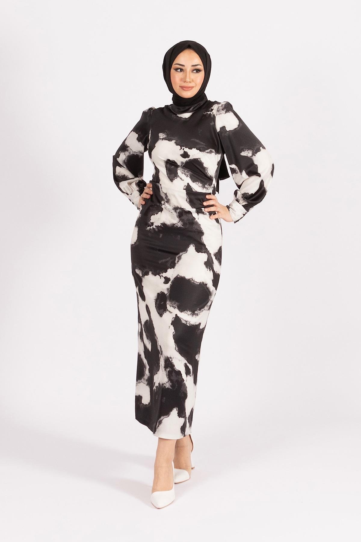 Laura Saten Abiye Siyah