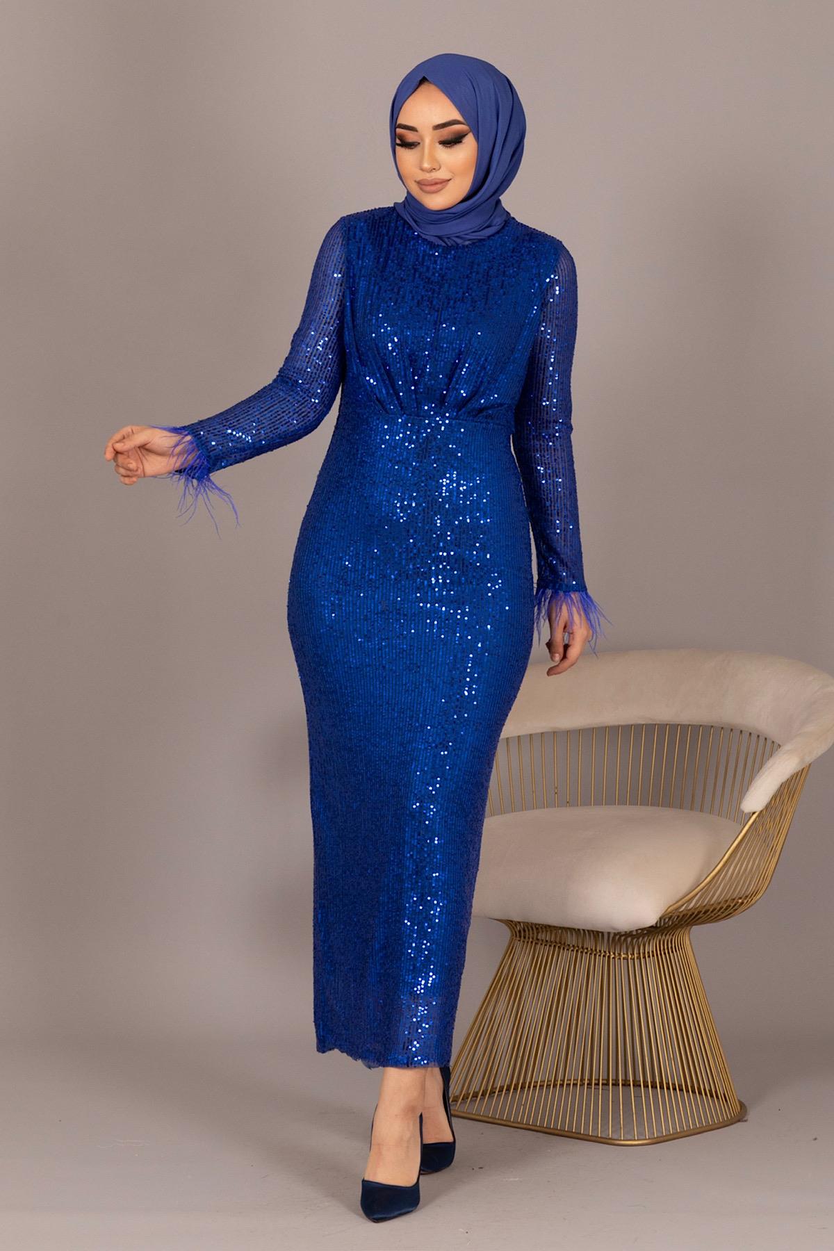 Pul Payet Balık Abiye Saks