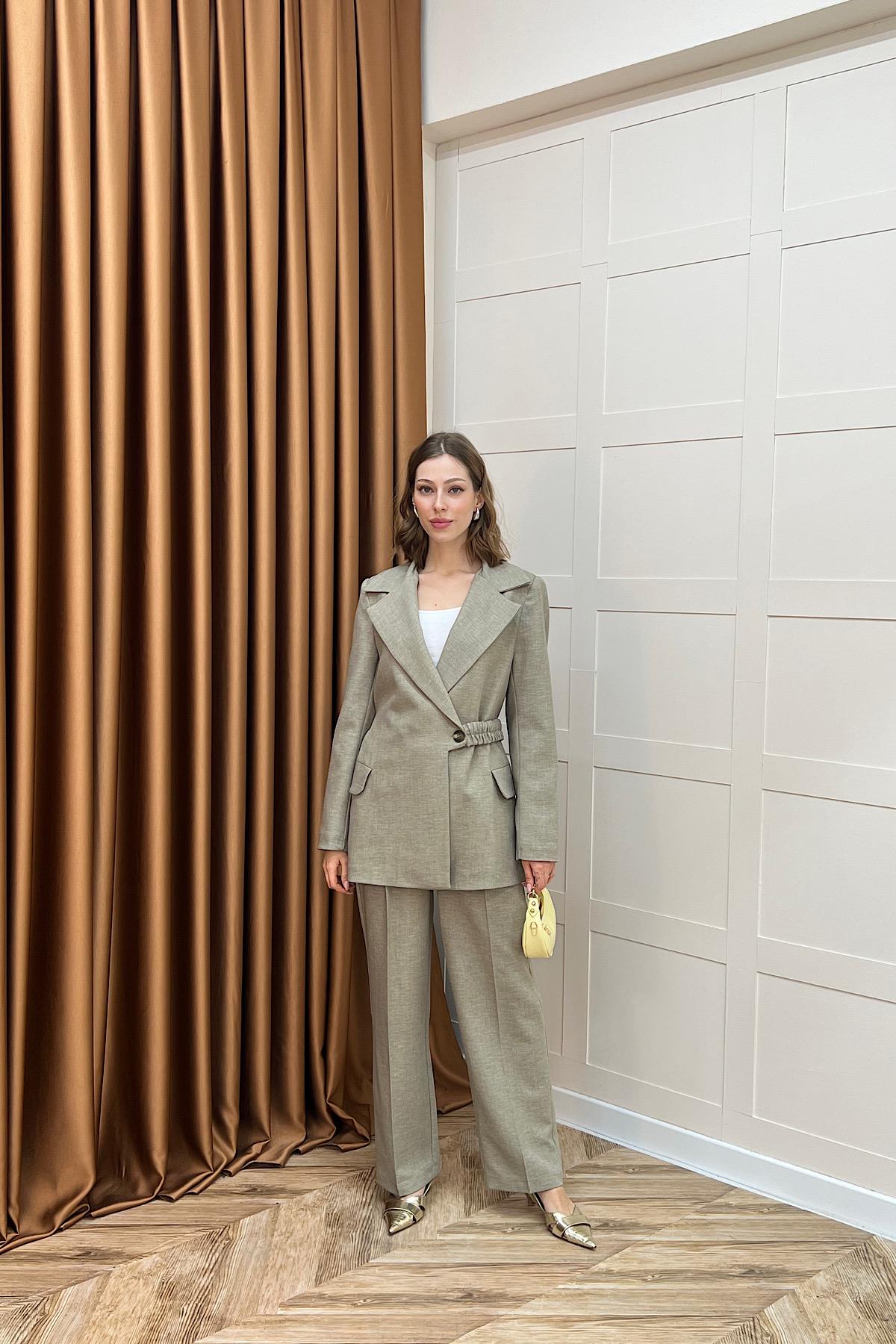 Yıldız İkili Ceket Takım Yeşil