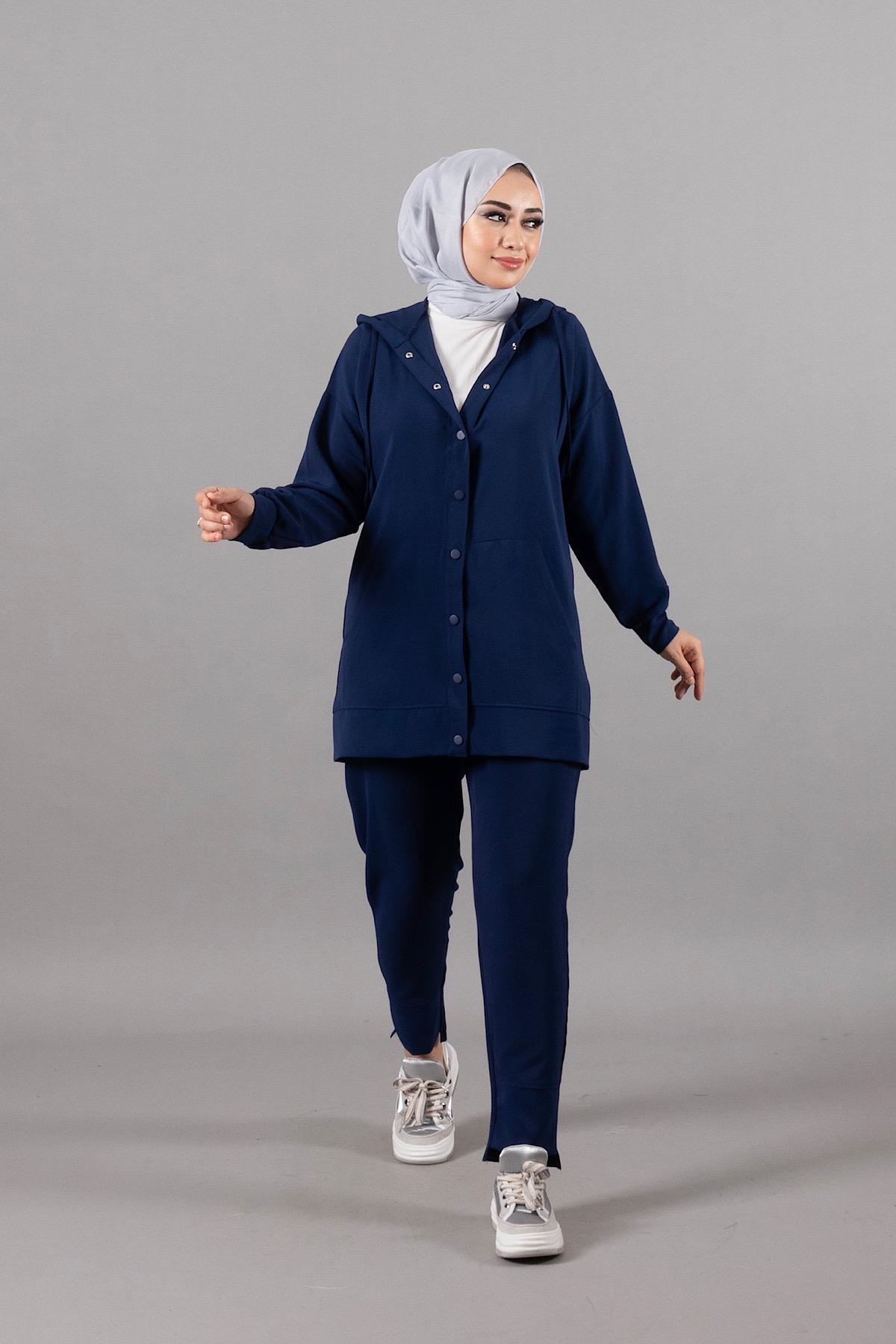 Ayrobin Cepli Linda Takım Lacivert