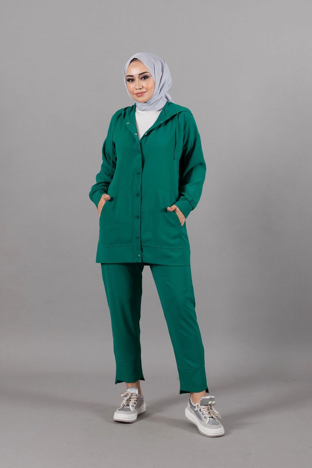 Ayrobin Cepli Linda Takım Yeşil