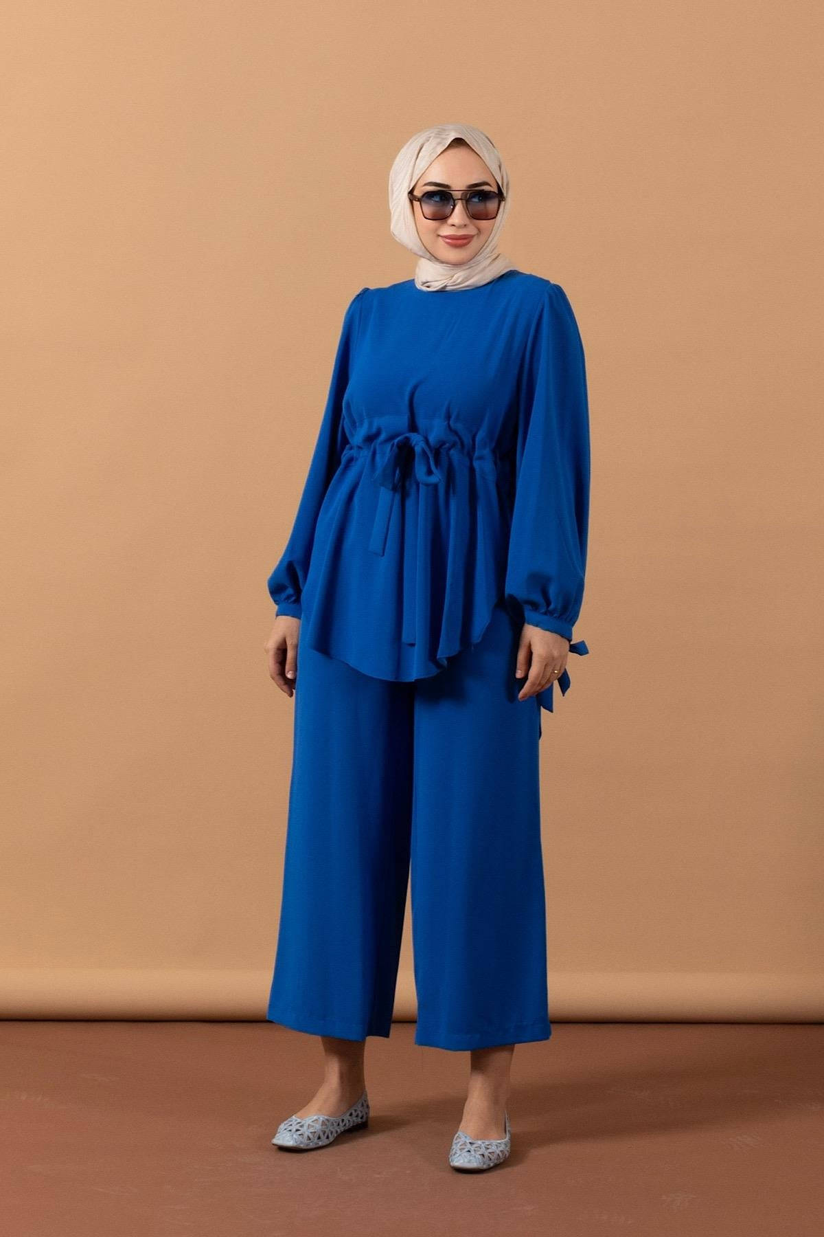 Belden Kemerli Linda Takım Saks