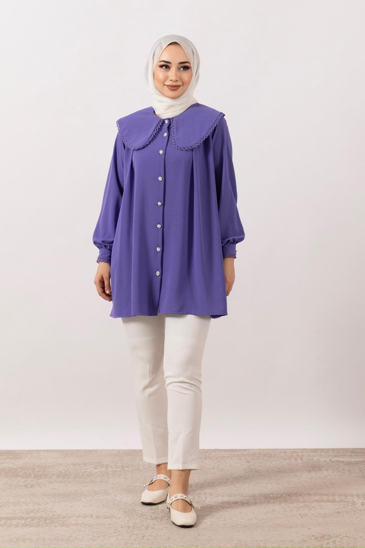Dantelli Bebe Taka Tunik Lila