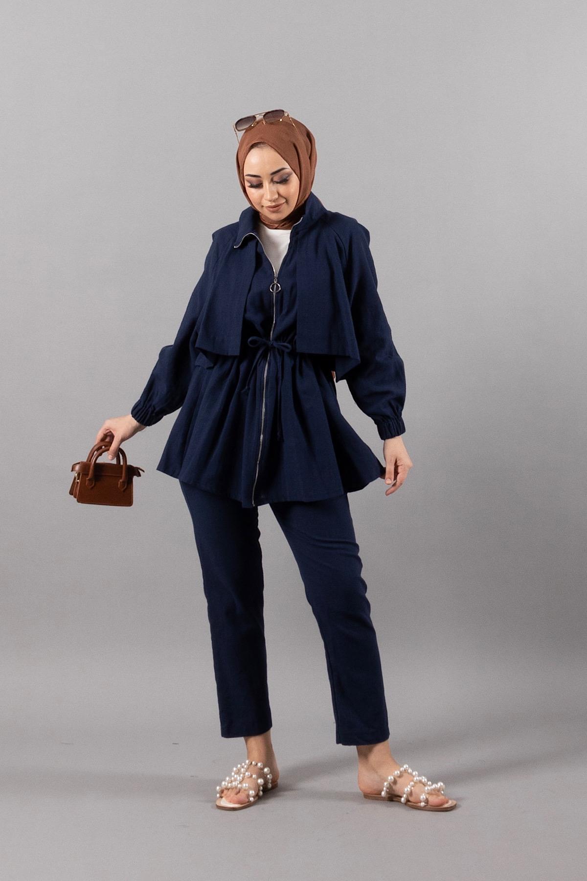 Dina Keten Takım Lacivert