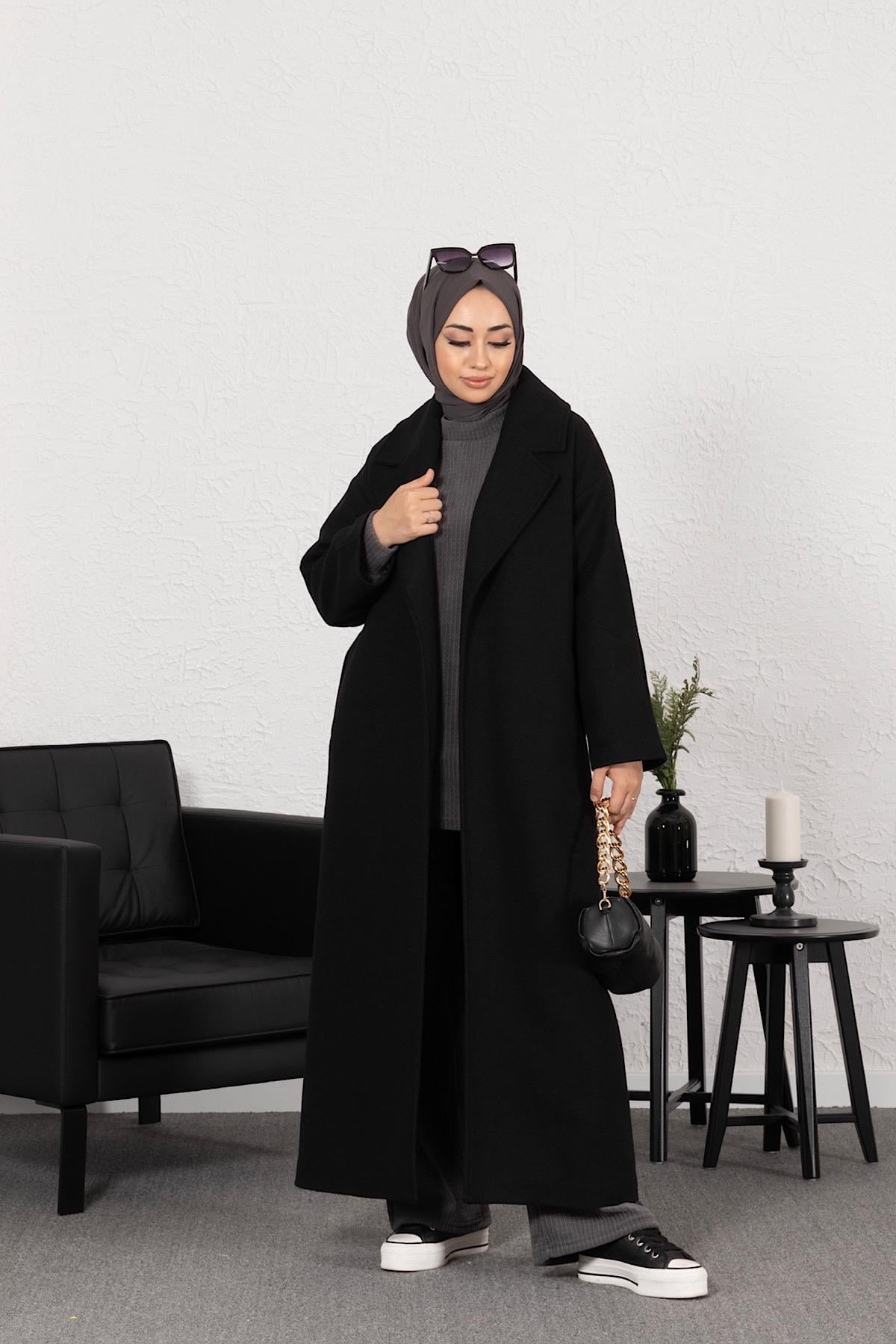 Fleto Cep Uzun Kaban Siyah