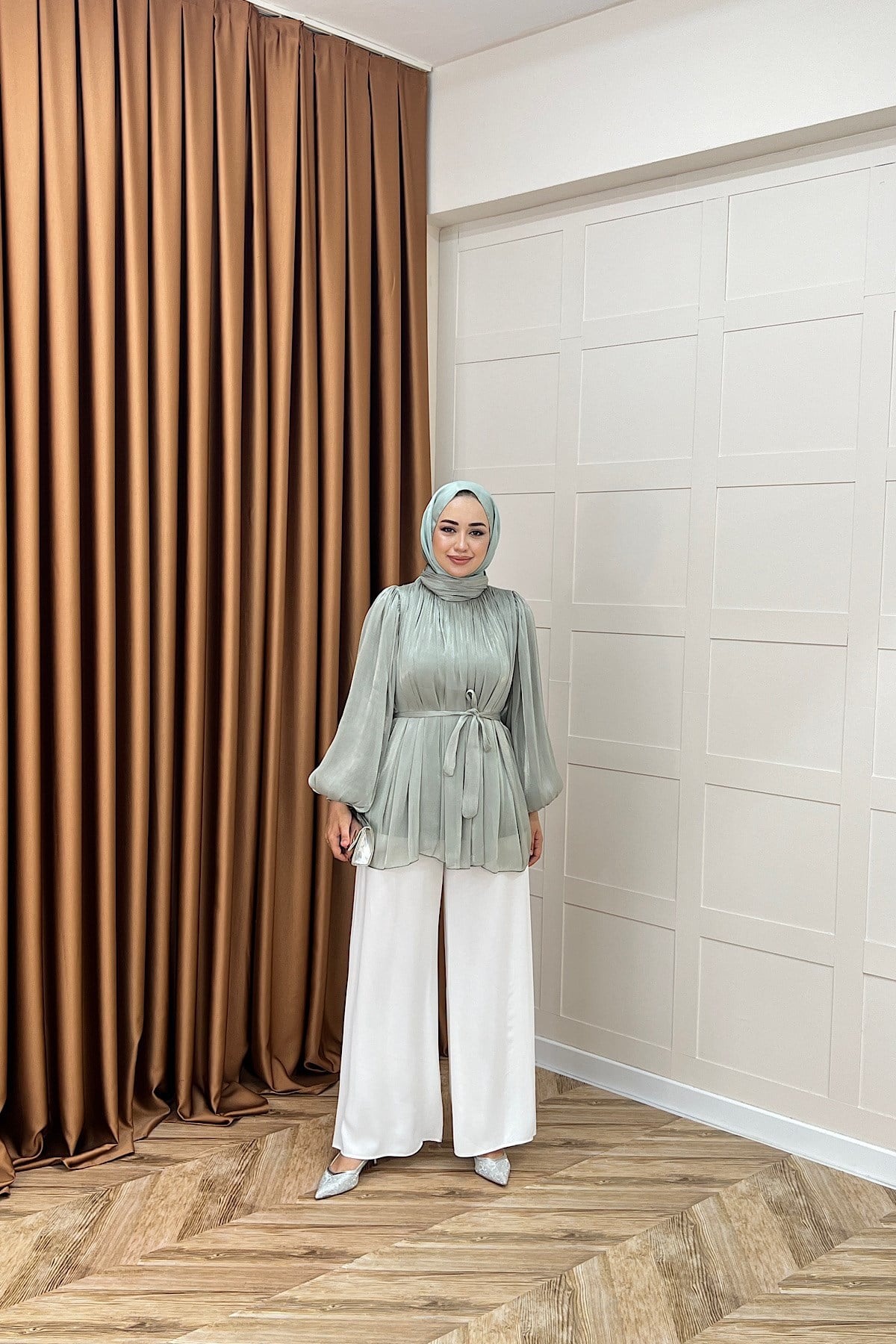 Hope Balon Kol Tunik Mint