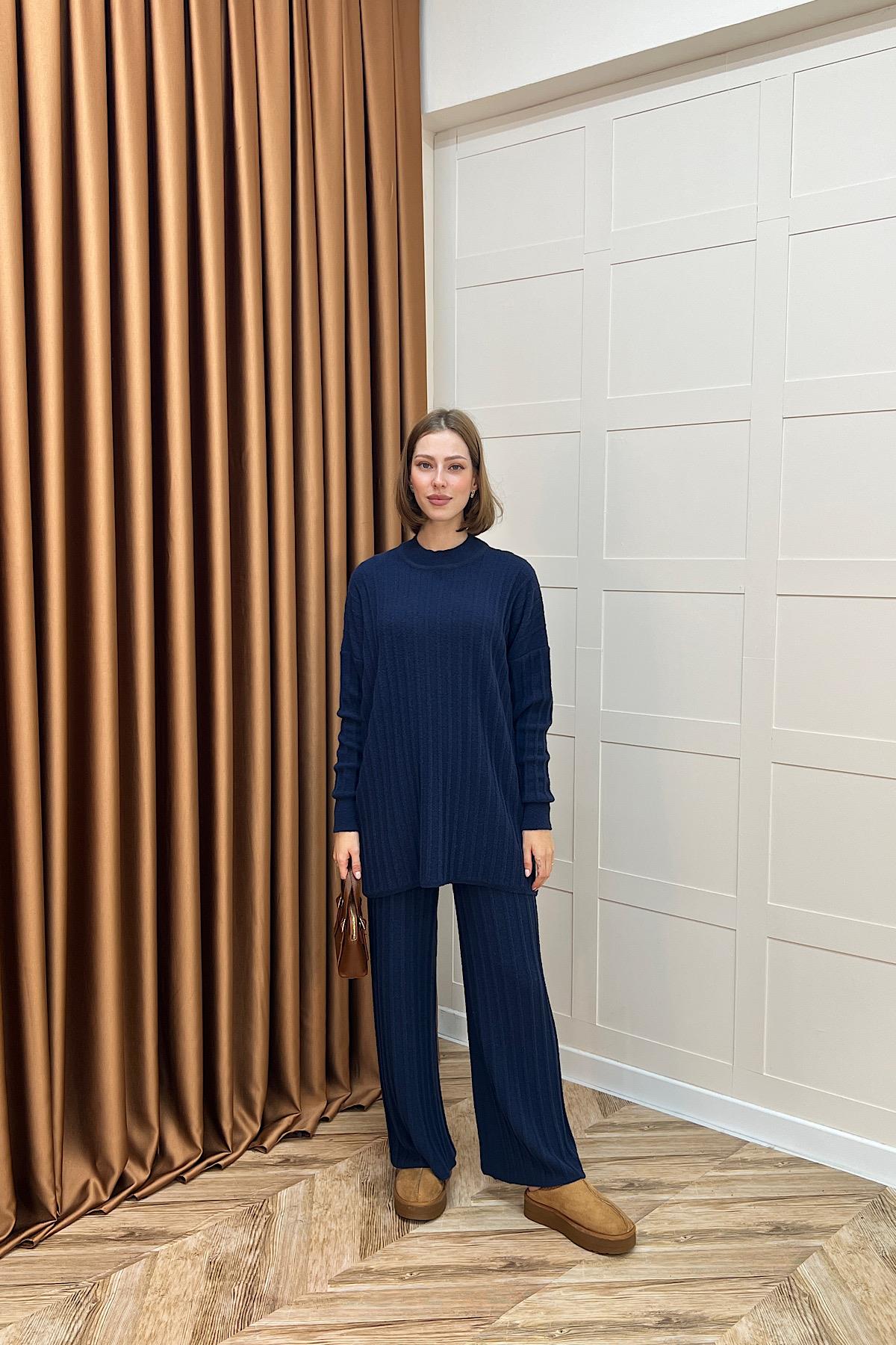 Kripto Keçe Sakal Triko Takım Lacivert