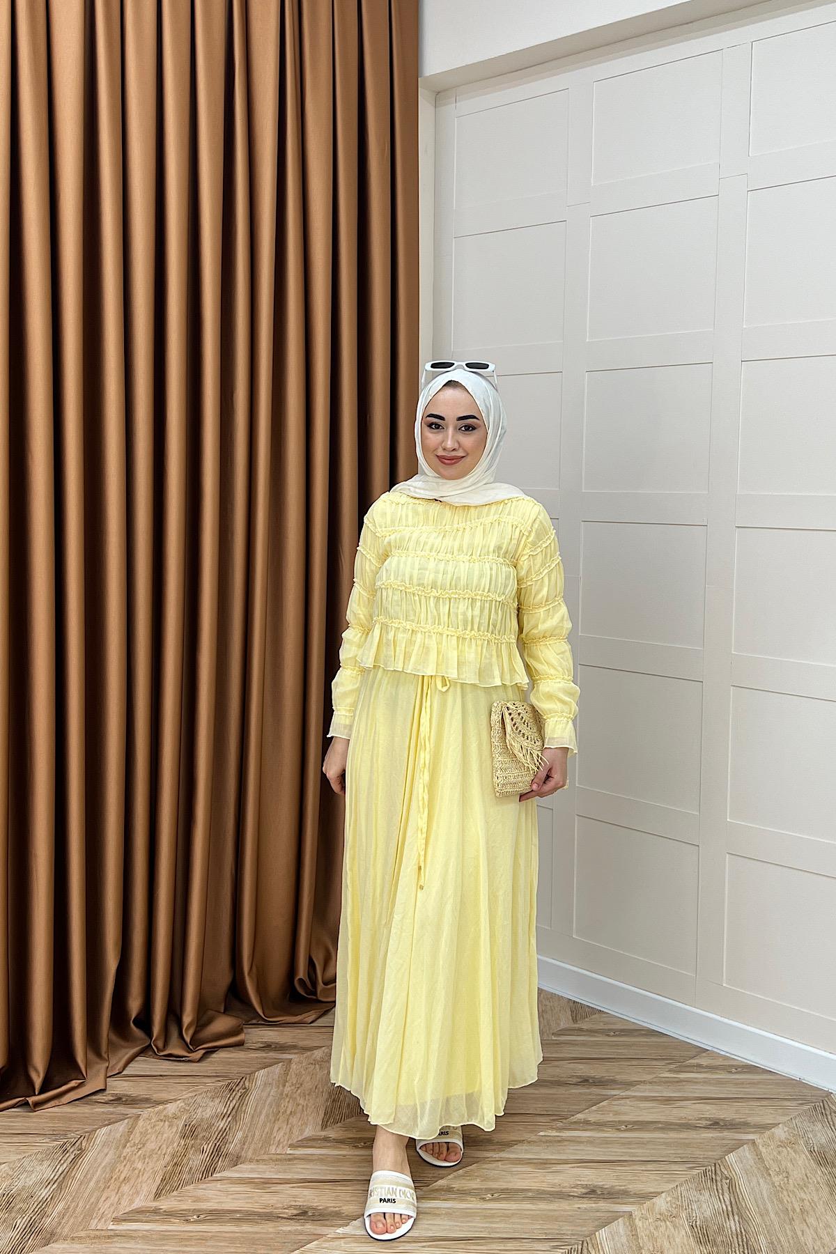 Lares Etekli Takım Sarı