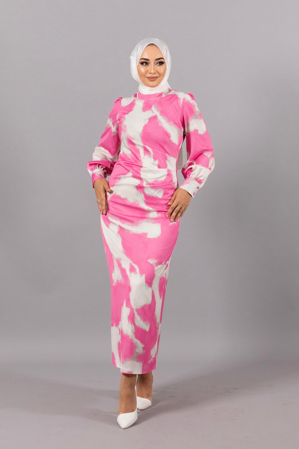 Laura Saten Abiye Pembe