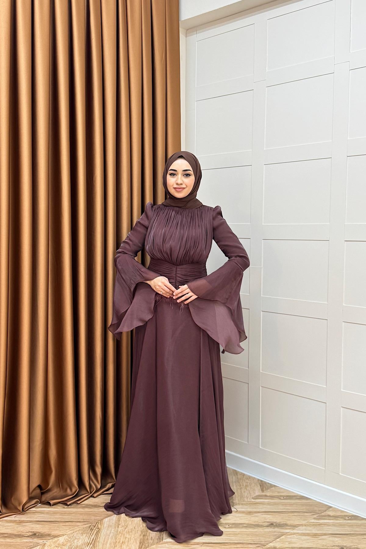 Nova Bel Drapeli Abiye Mürdüm