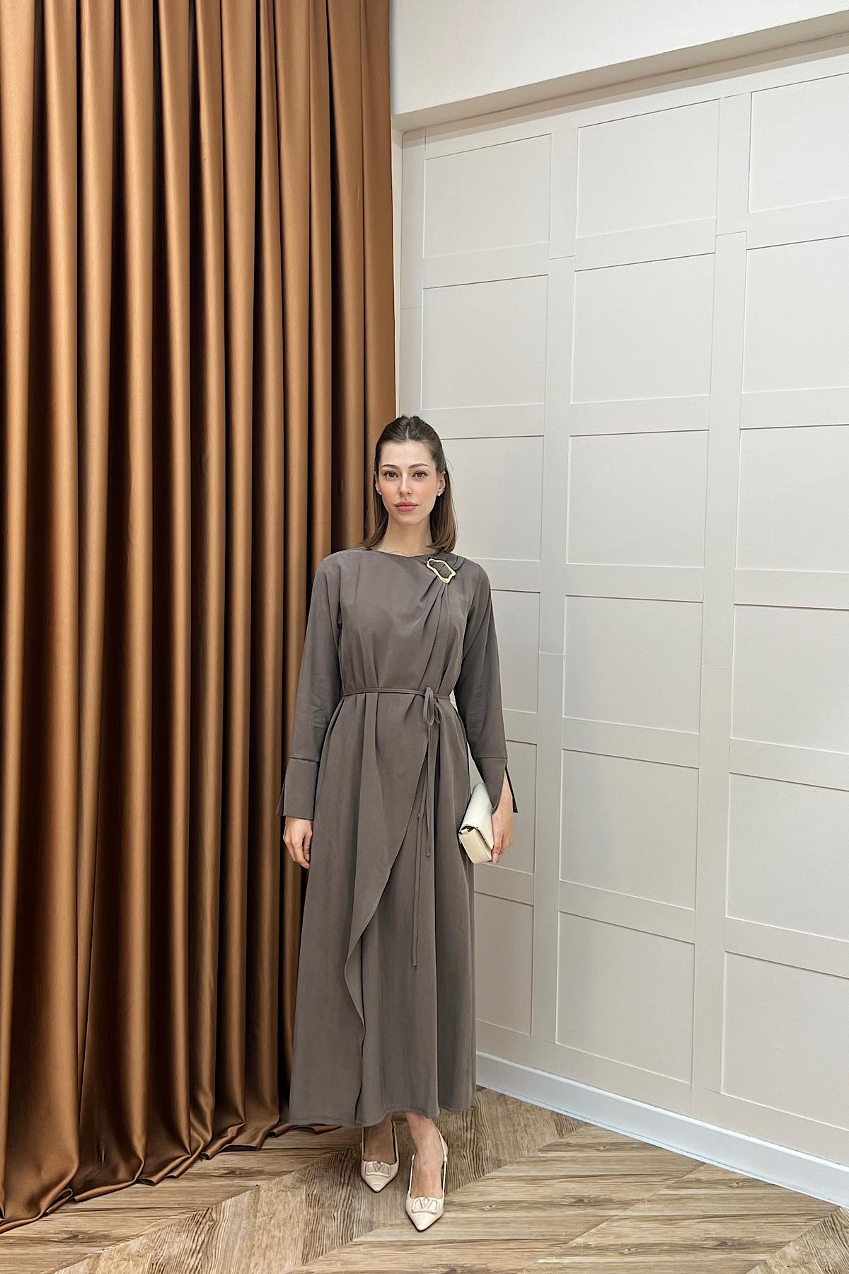 Paria Toka Detay Elbise Vizon